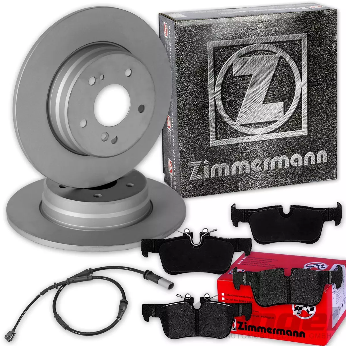 Гальмівні диски та колодки Zimmermann для MAZDA 3 (BL) 2.3 MPS Turbo — Надійність та Безпека